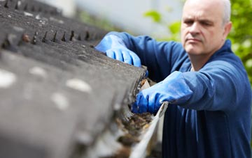 cleaning and inspecting Waunfawr roofs